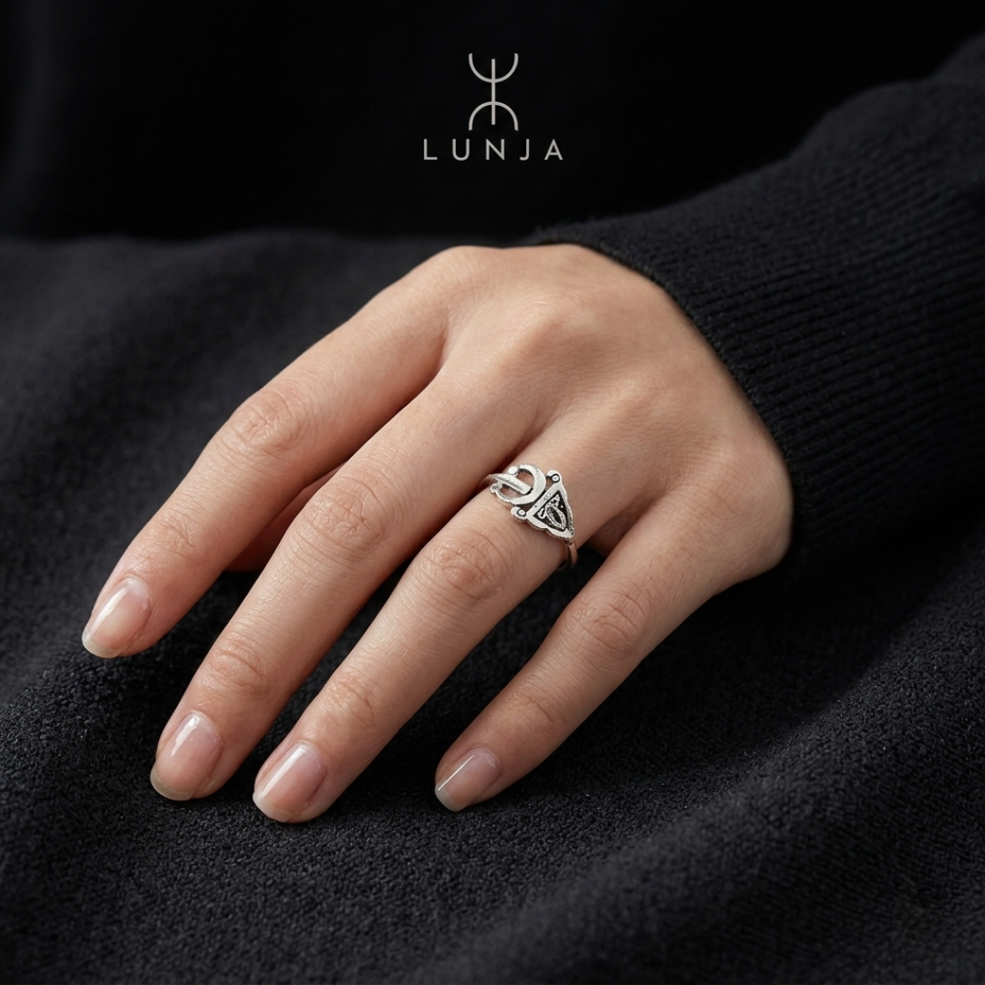 Bague en Argent Massif 925 Fibule – Image 4