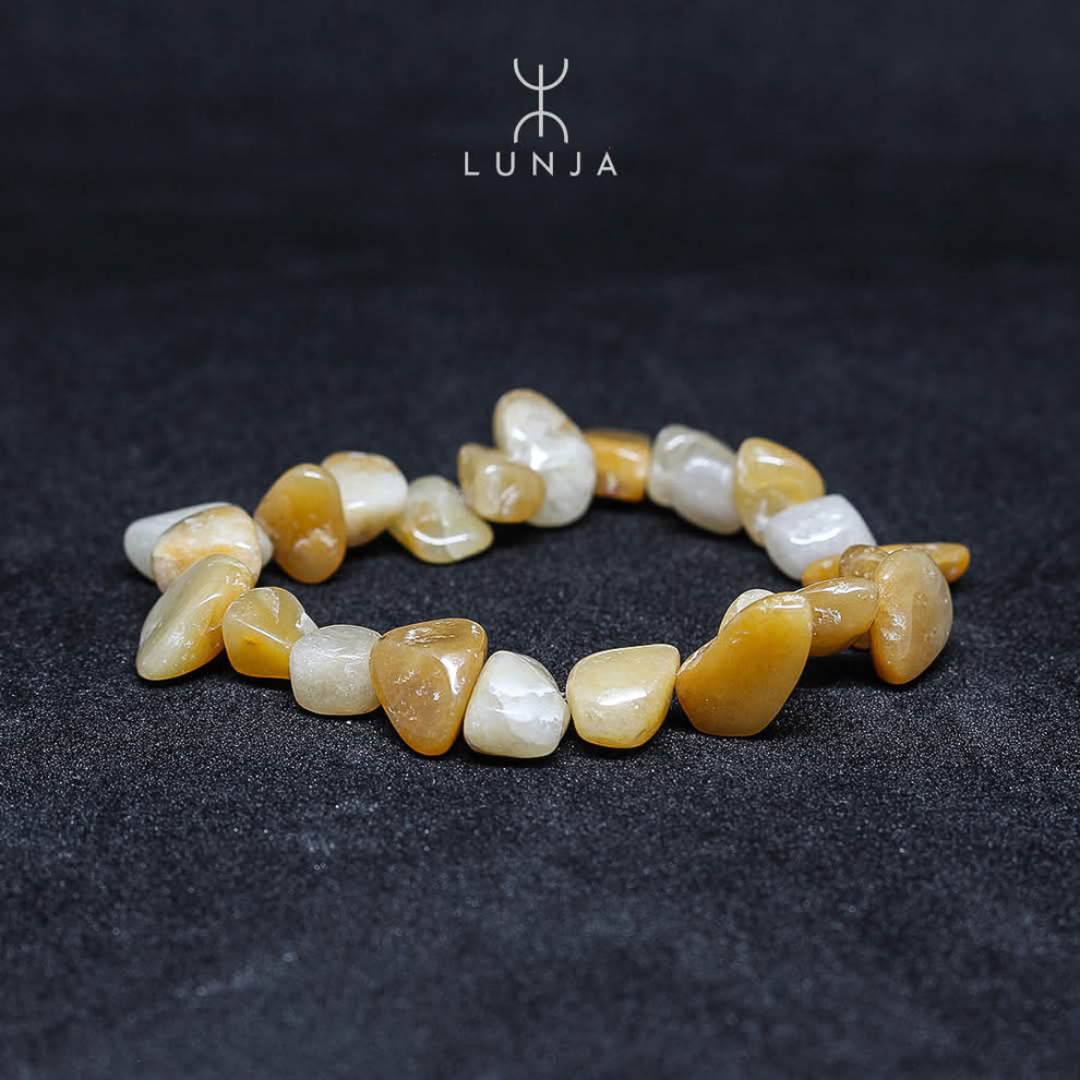 Bracelet Jaspe Jaune Chips – Image 6