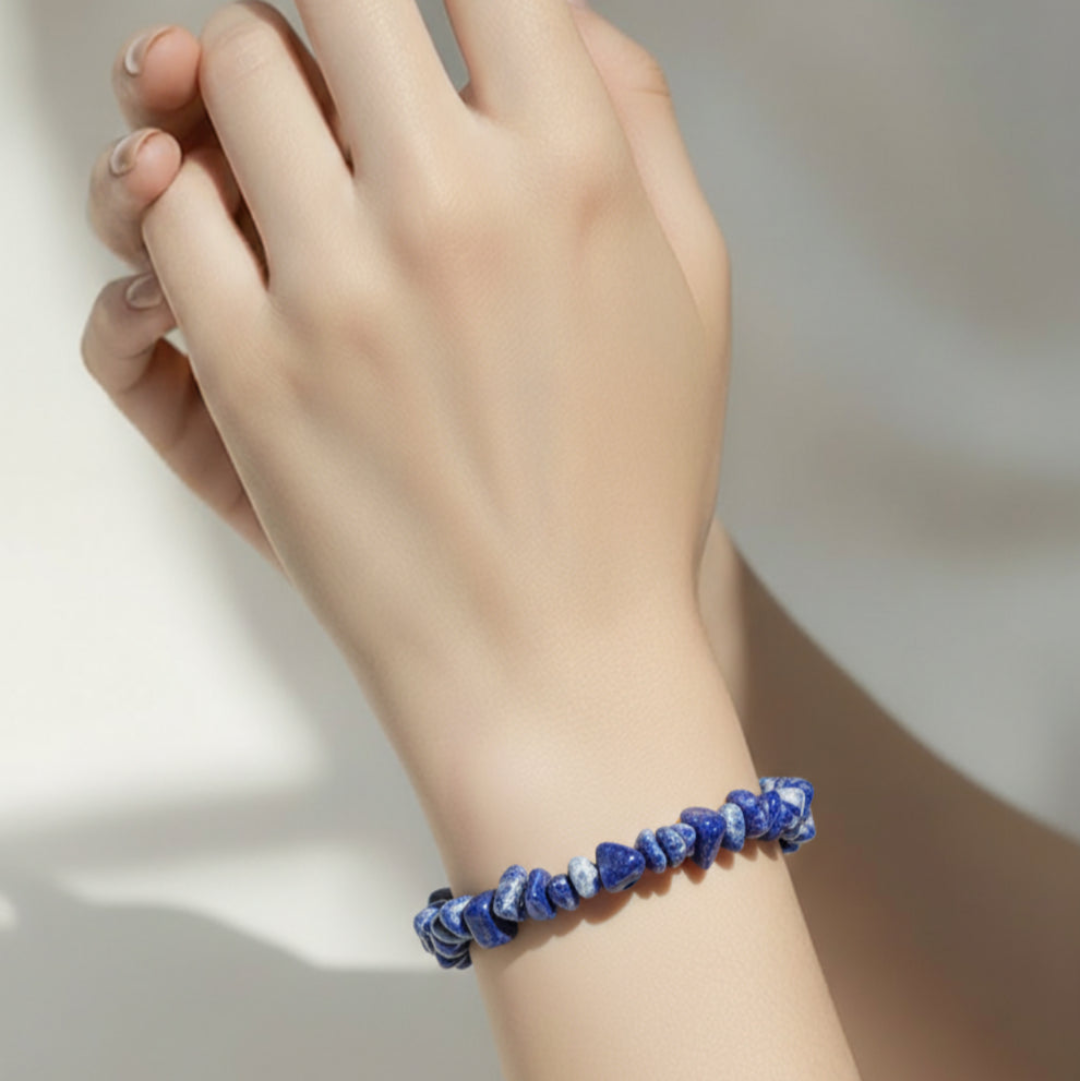 Bracelet Lapis-lazuli Chips
