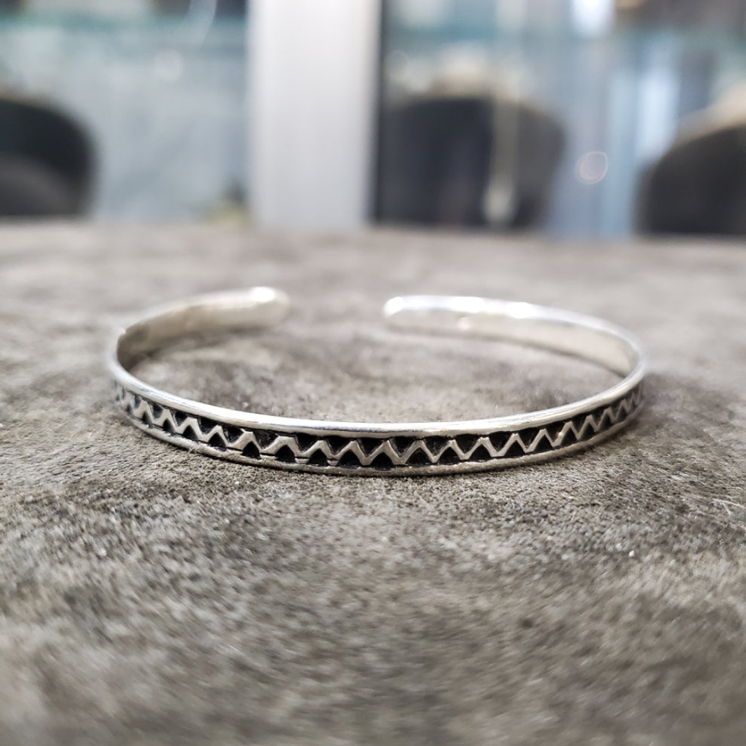 Jonc en argent Agadez fine – Image 2