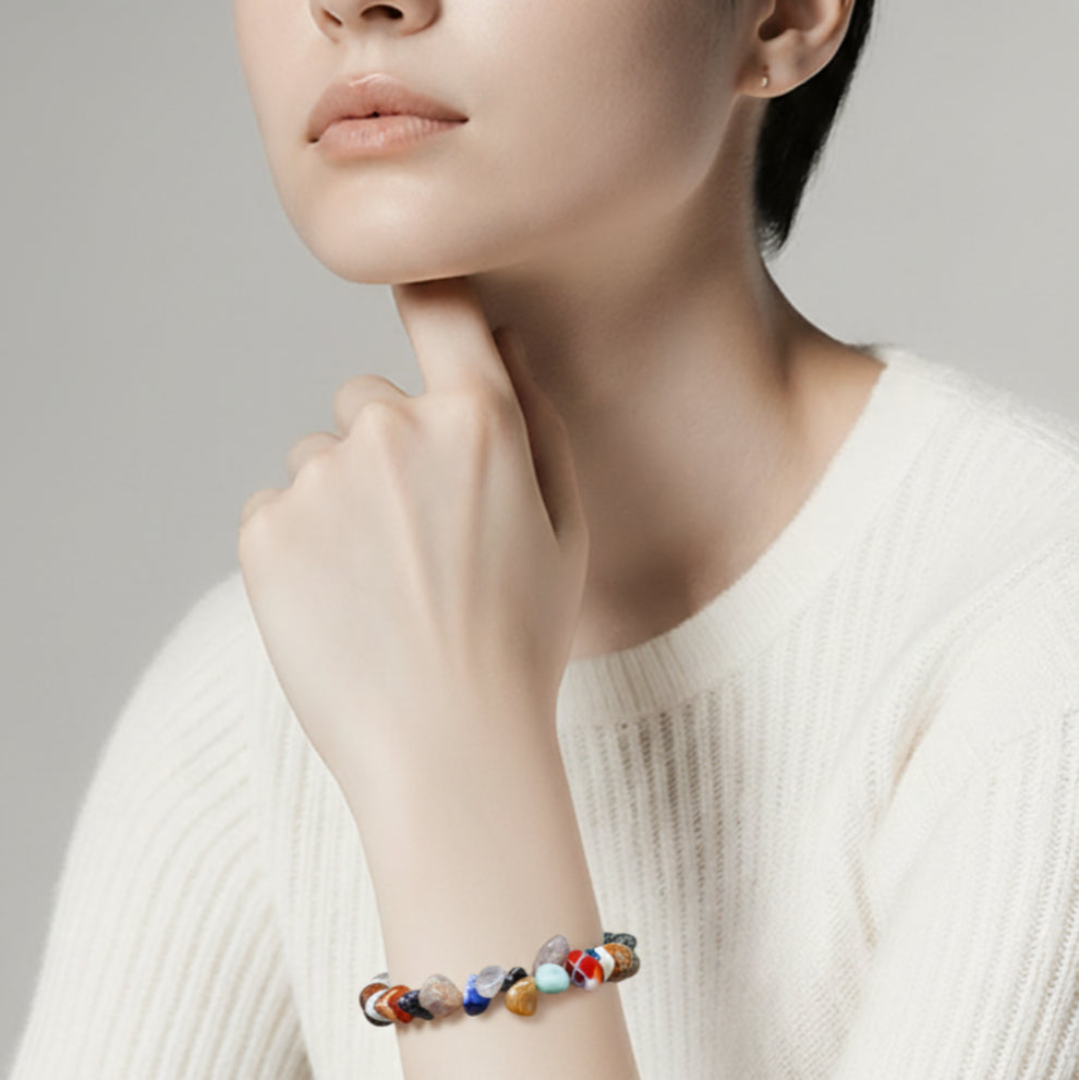 Bracelet Sept Chakras Chips