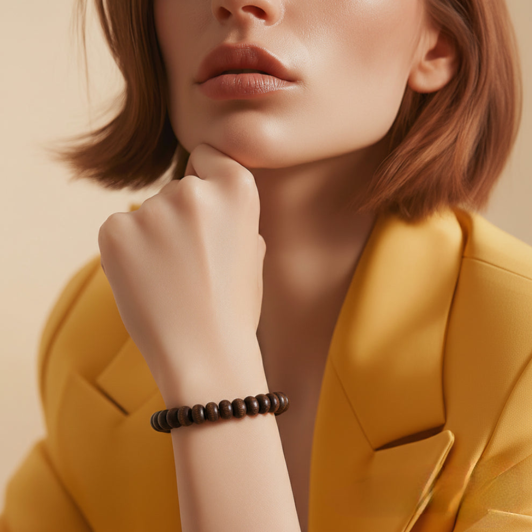 Bracelet Bois D'ébène Naturel