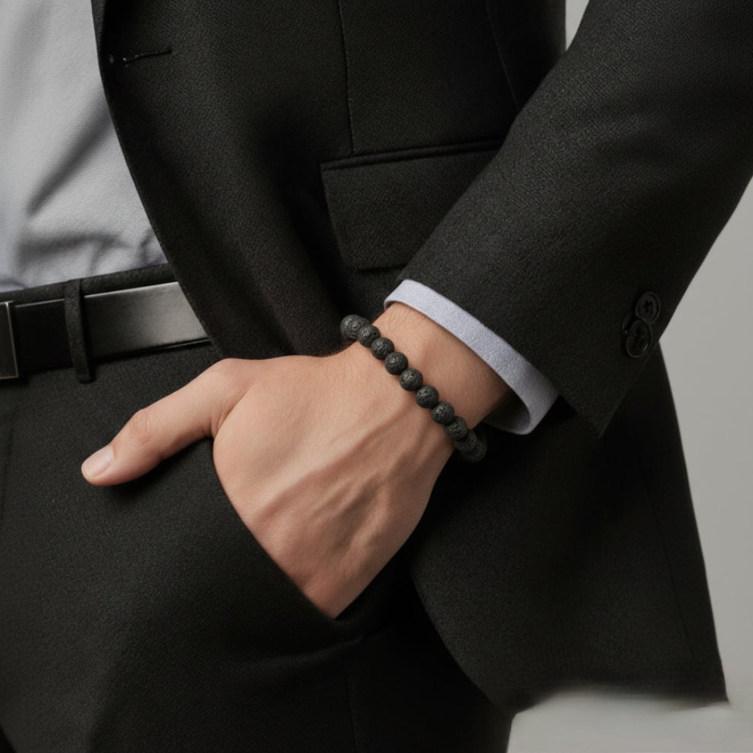 Bracelet pierre de lave