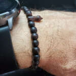 Bracelet En Bois Naturel avec Chahed – Image 3