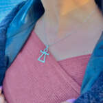 Collier en argent tanit berbère – Image 2