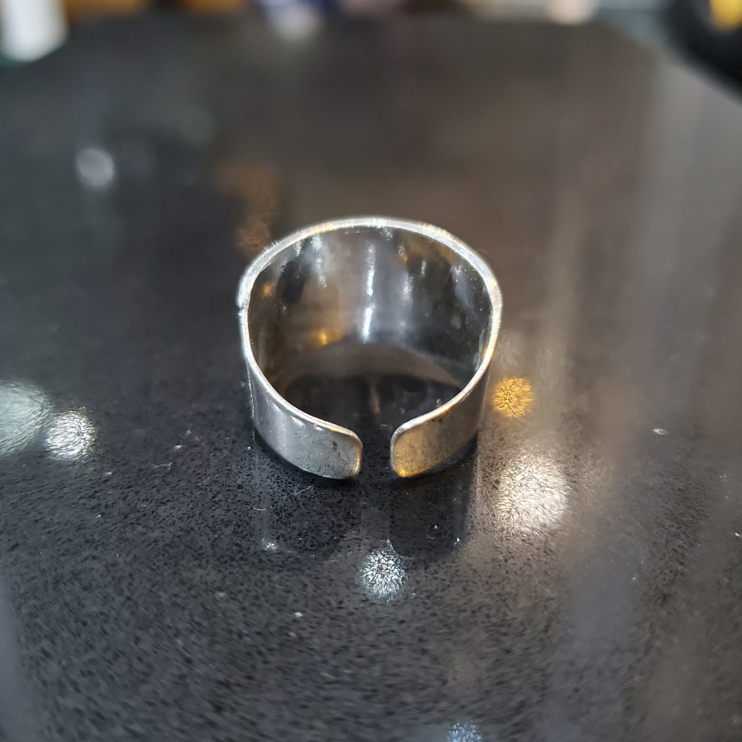 Bague Berbère en Argent 925 – Motif Margoum Gravé Main | Lunja – Image 3